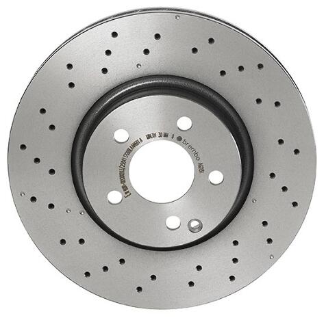 Mercedes Disc Brake Rotor - Front (322mm) 000421301207